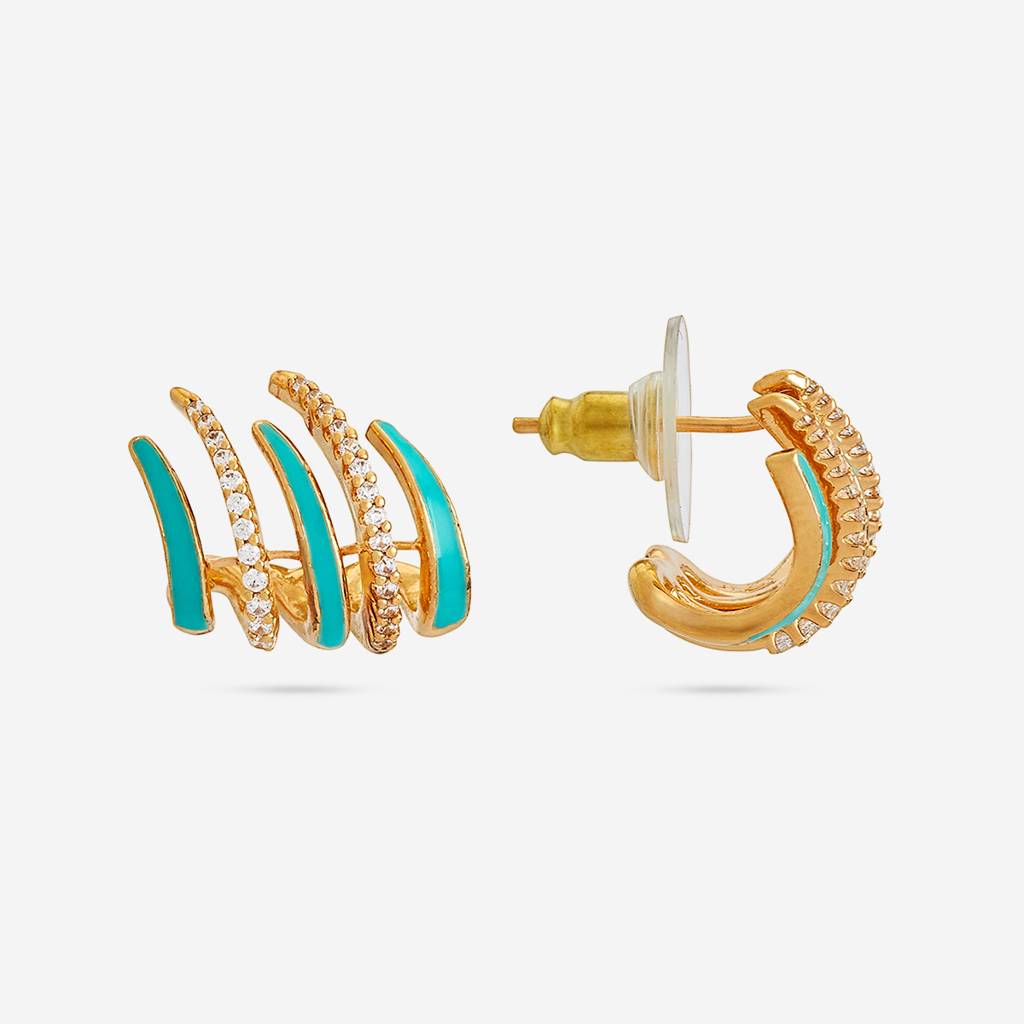 Kushal'S Fashion Jewellery Plated Party Trendy Zircon Studs-184798 : 448944
