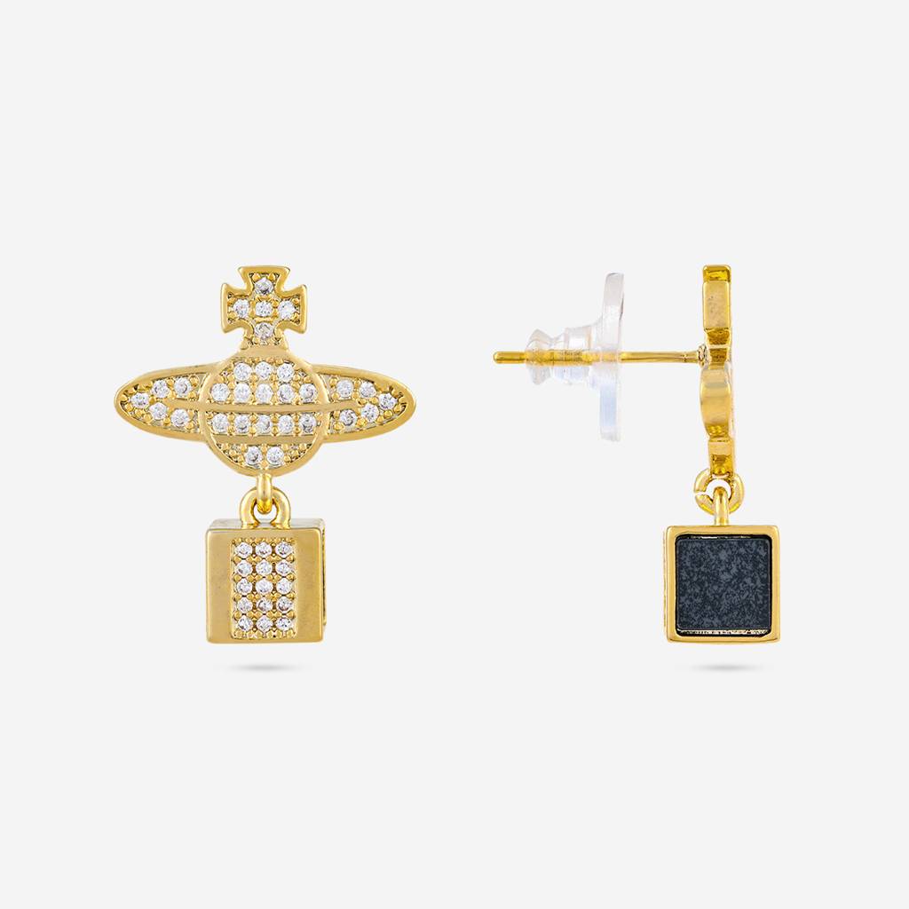 Kushal'S Fashion Jewellery White Gold Plated Party Trendy Zircon Drops-187518 : 446724