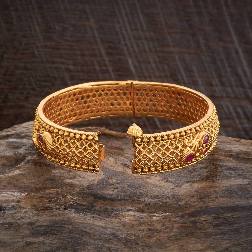 Kushal'S Fashion Jewellery Plated Ethnic Antique Bangle-167505 : 405903