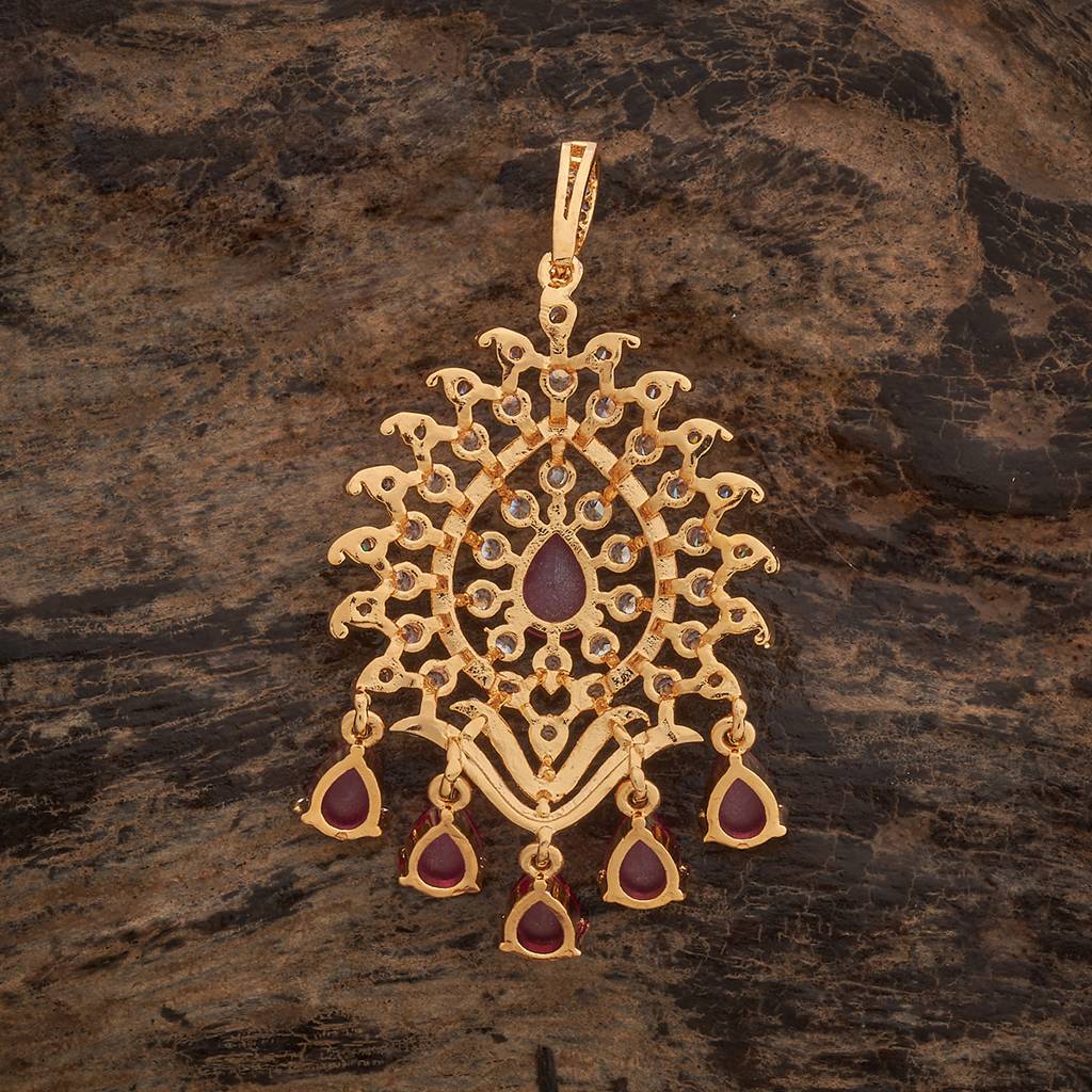 Kushal'S Fashion Jewellery Plated Party Zircon Pendant -182086 : 434969