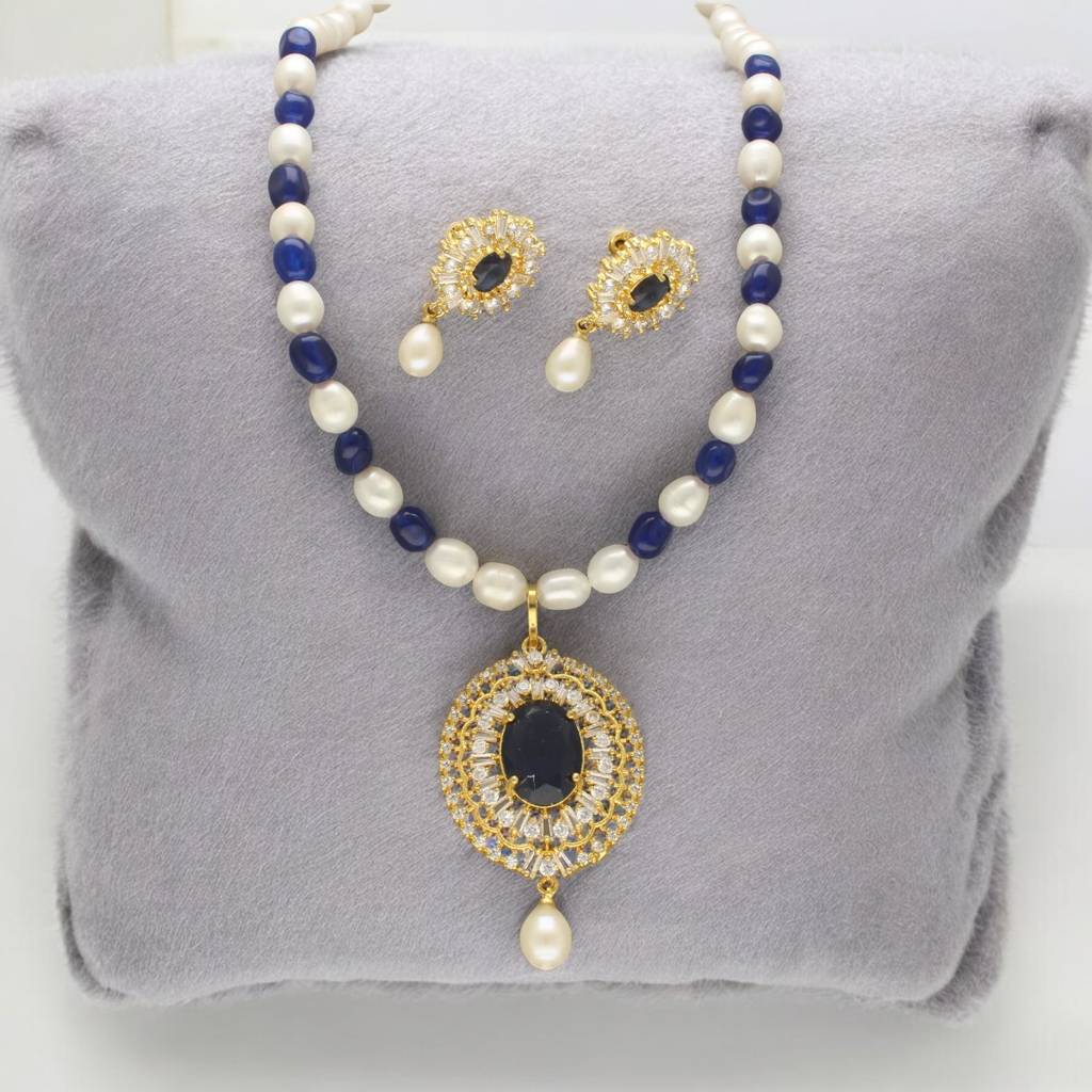 Nivan Pearl Necklace Set : JPSEP-24-038