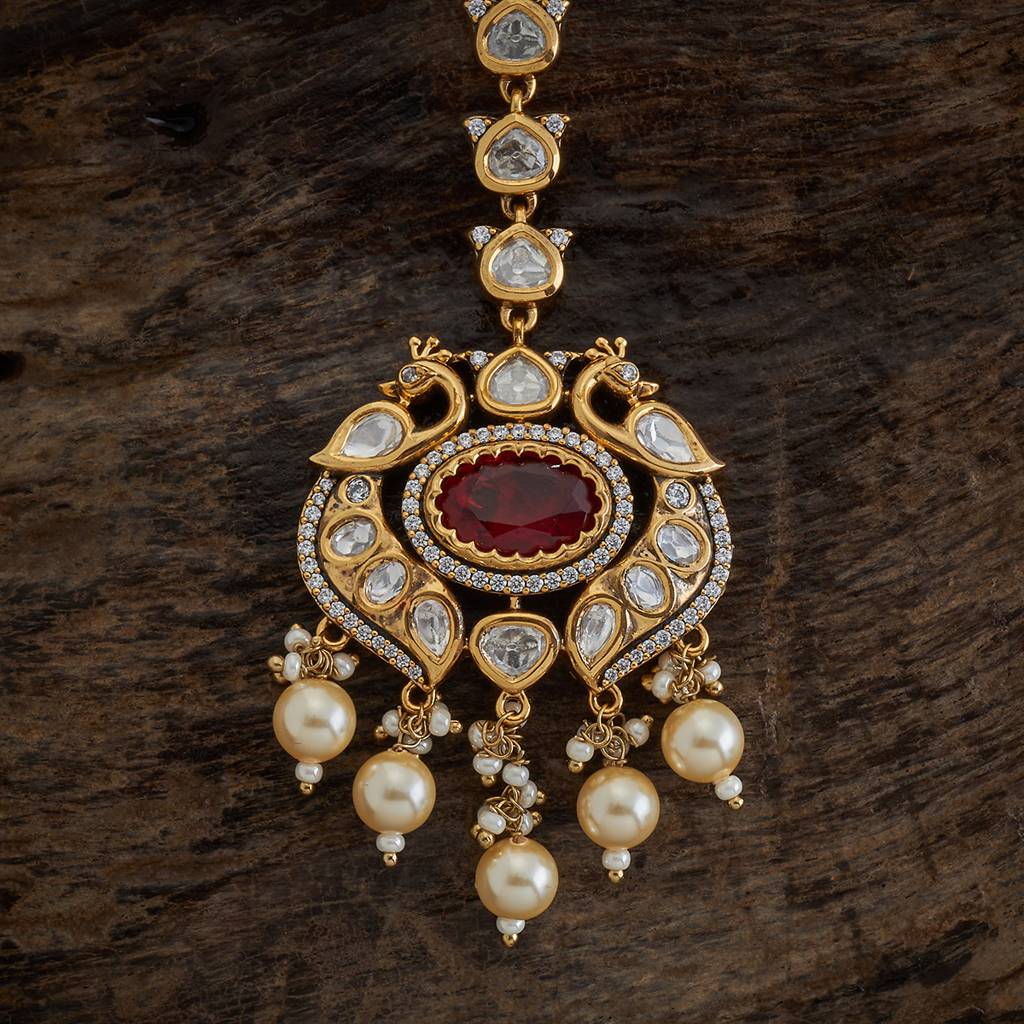 Ethnic Kundan Maang Tikka-173057 : 415275