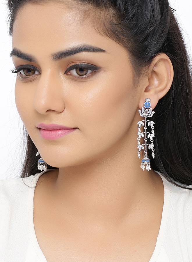 Indigo Affair Grapevine Earrings : 8905124024845