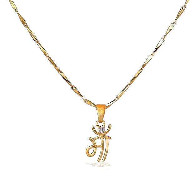 Fashion Jewelry Goddess Maa Pendant For Women: Gold Plated Stylish & Fancy Religious Maa Pendant With Cha : OSAK021-IGWEPENDANT