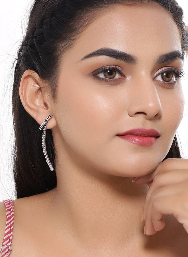 Aztec Bar Tribal Earrings : 8905124032123
