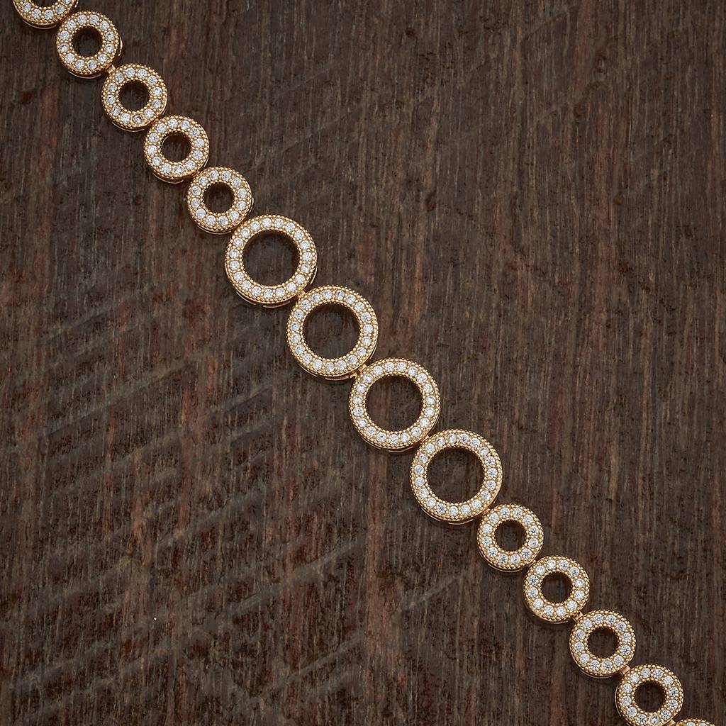 Kushal'S Fashion Jewellery Plated Party Zircon Bracelet-186636 : 445051
