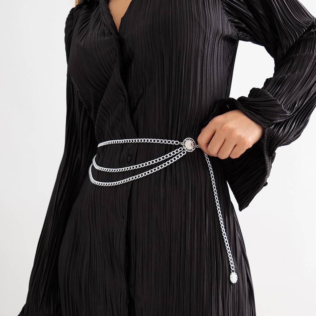 3 Layer Body Chain Belly Chain Kamarbandh Waist Chain Belt Dress Beach Jewellery For Women Girls : PX8BCH011S