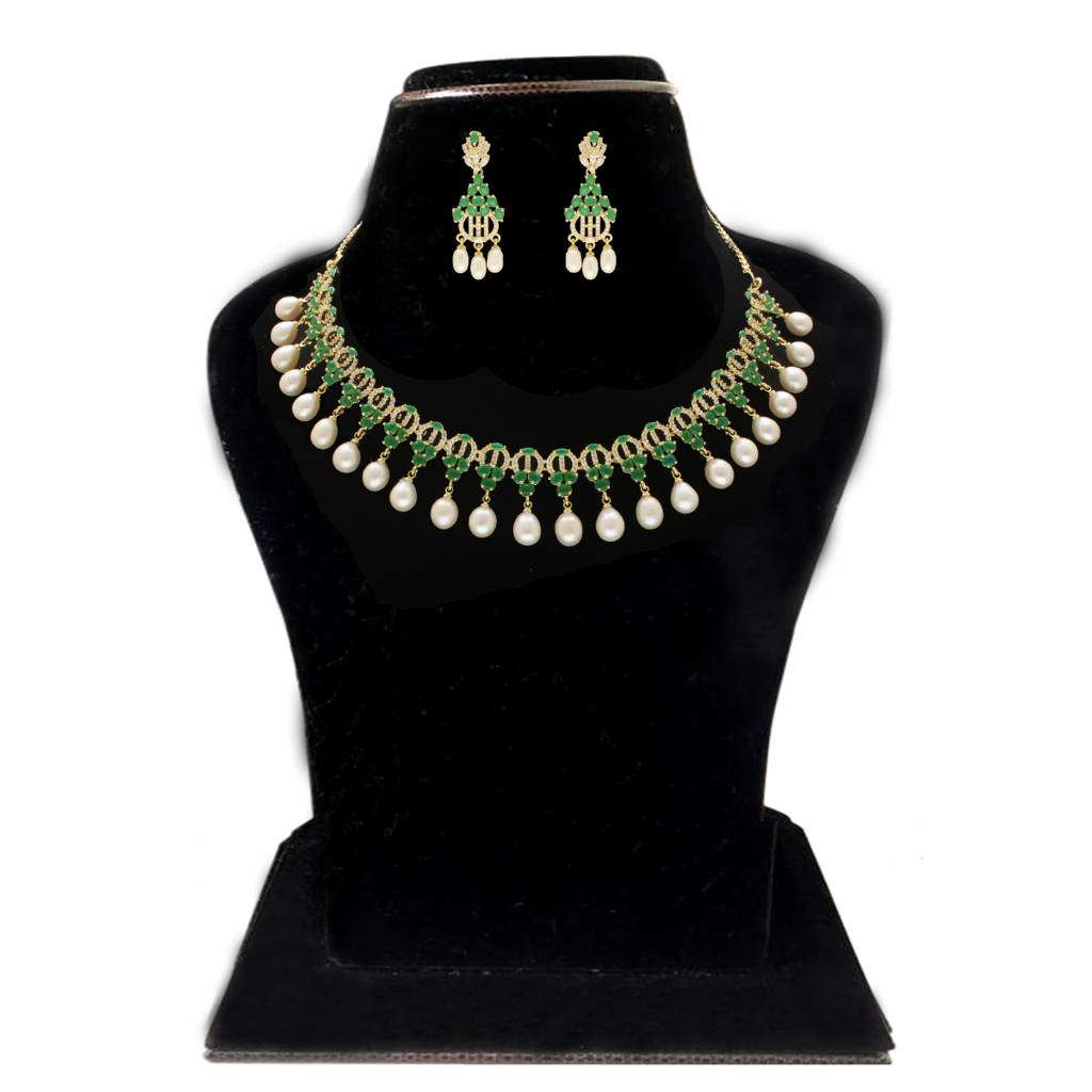 Jeevika 1 Line Pearl Necklace : JPAPL-23-24