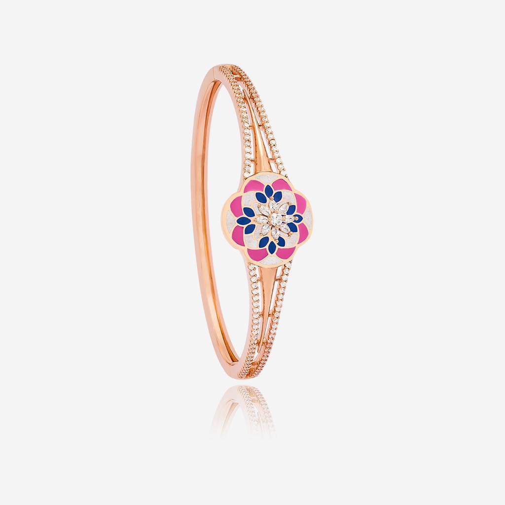 Kushal'S Fashion Jewellery Zircon Kada -169690 : 412384