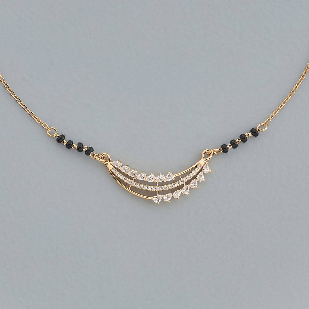 Kushal'S Fashion Jewellery Zircon Mangalsutra -170712 : 411379