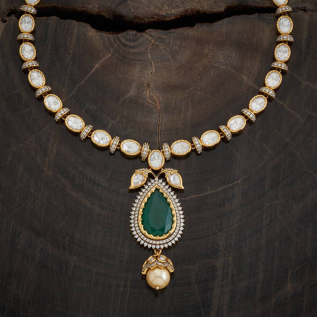 Kushal'S Fashion Jewellery Victorian-Plated Ethnic Kundan Jewellery Set-173036 : 415216