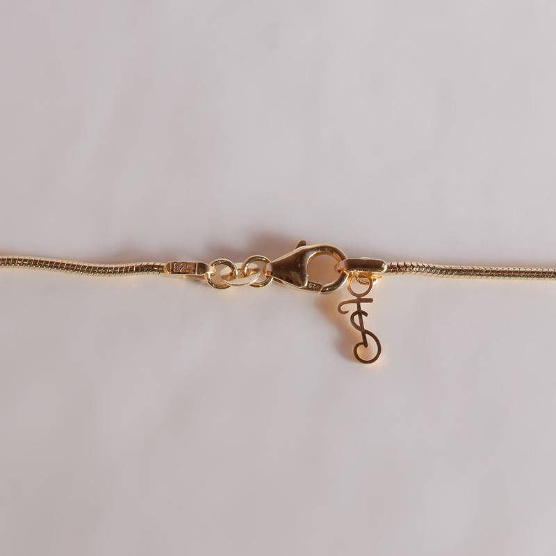 Trisu 925 Sterling Silver Gold-Plated Chain Strength Chain : TSCH-STR-22-18G-10016