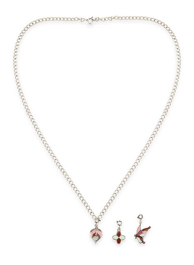 Beautiful Enameled Charms Pendant With Bracelet : 8905124141177