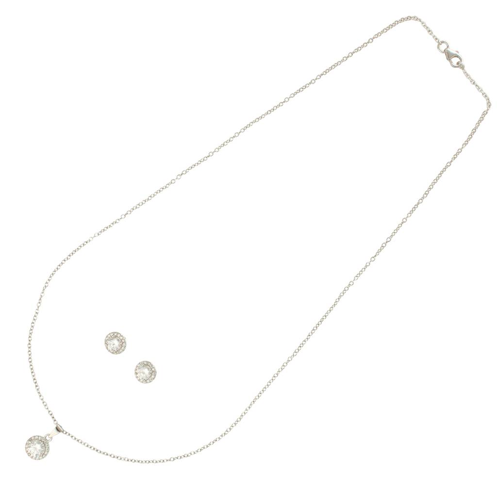 Sophisticated 925 Silver Pendant Set : JPAUG-24-003