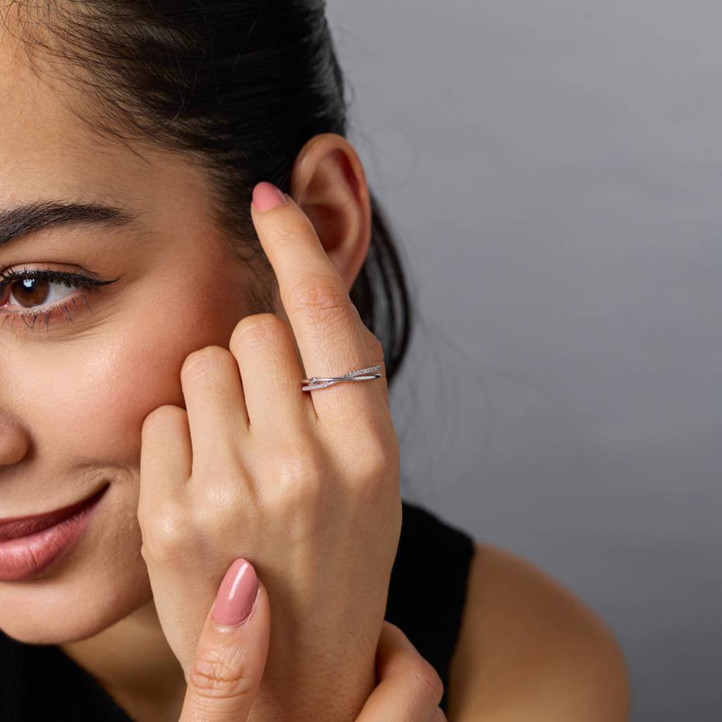 Kushal'S Fashion Jewellery -Plated Party Trendy Zircon Finger Ring -192421 : 455132