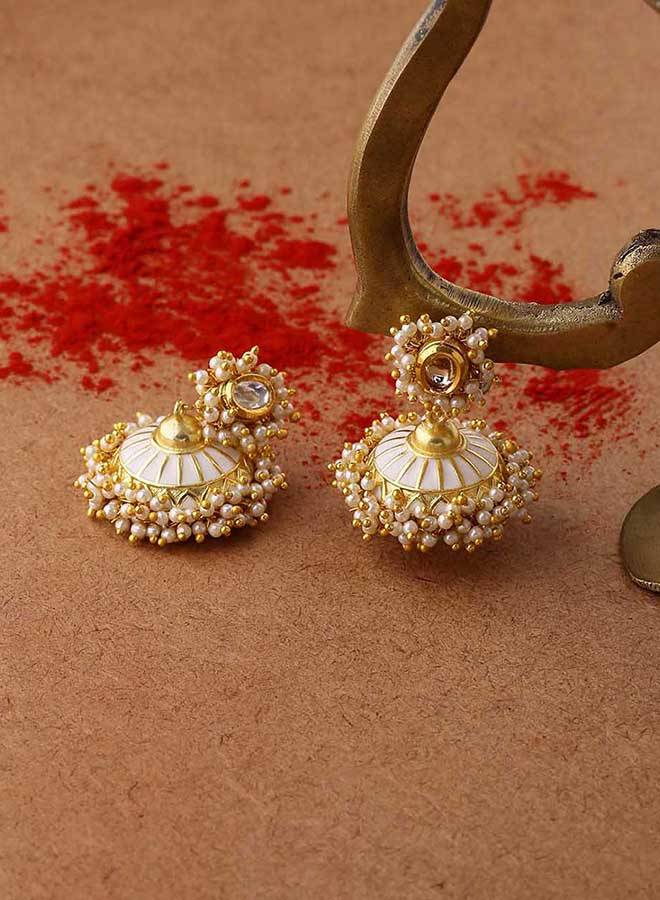 Veerangana Jhumka Style Earrings | Veerangana Jhumka Style