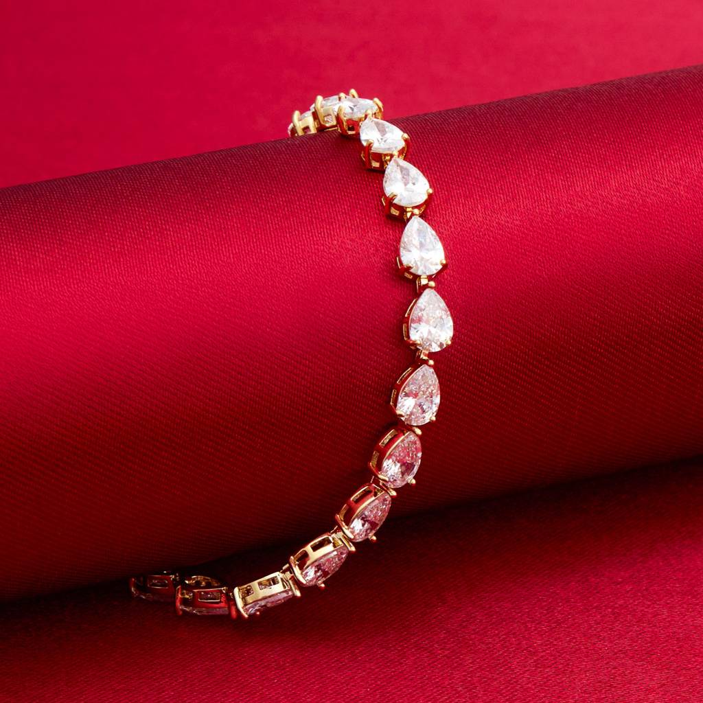 Plated Party Zircon Bracelet  -189337 : 449905