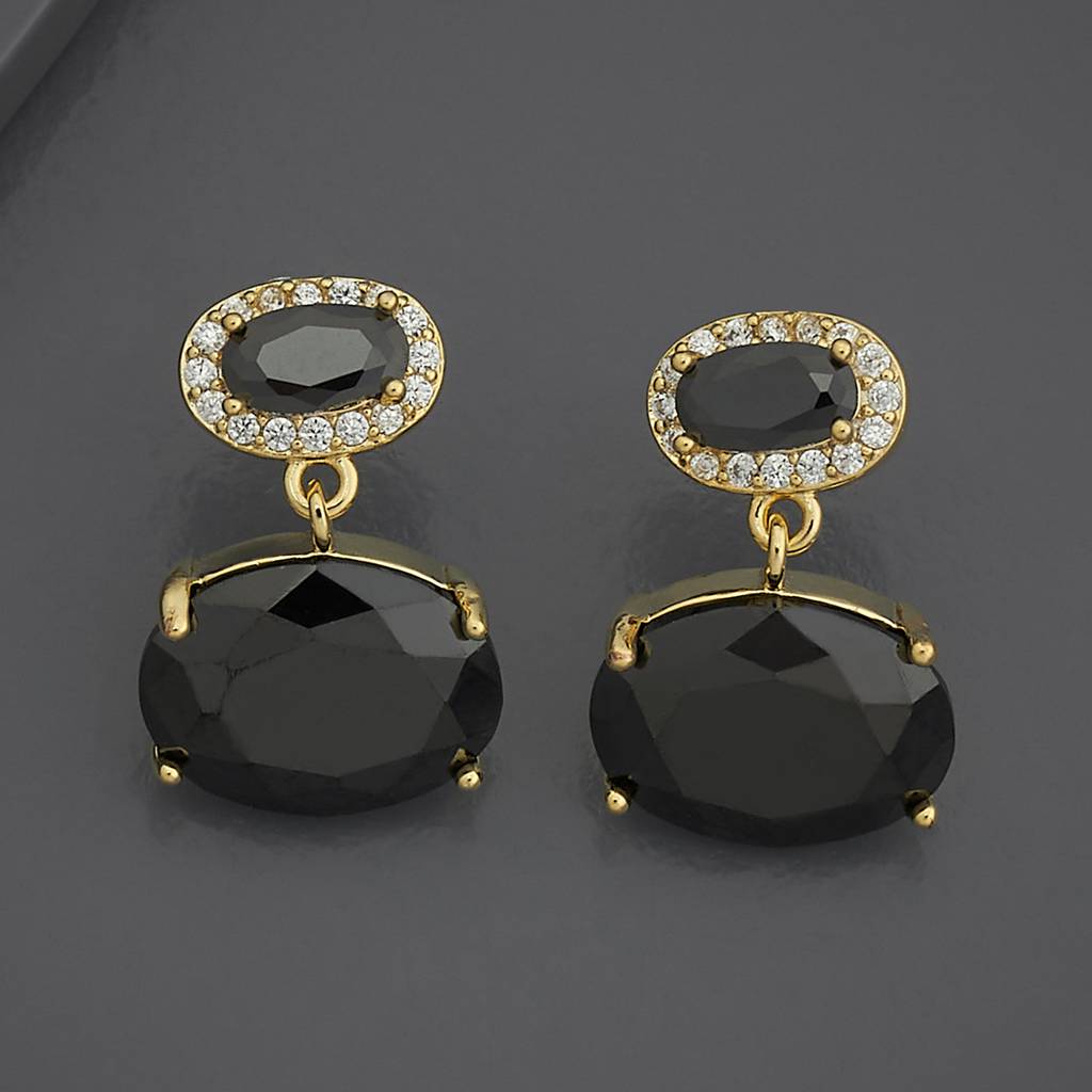 Kushal'S Fashion Jewellery Party Zircon Drop Earrings-186187 : 444040