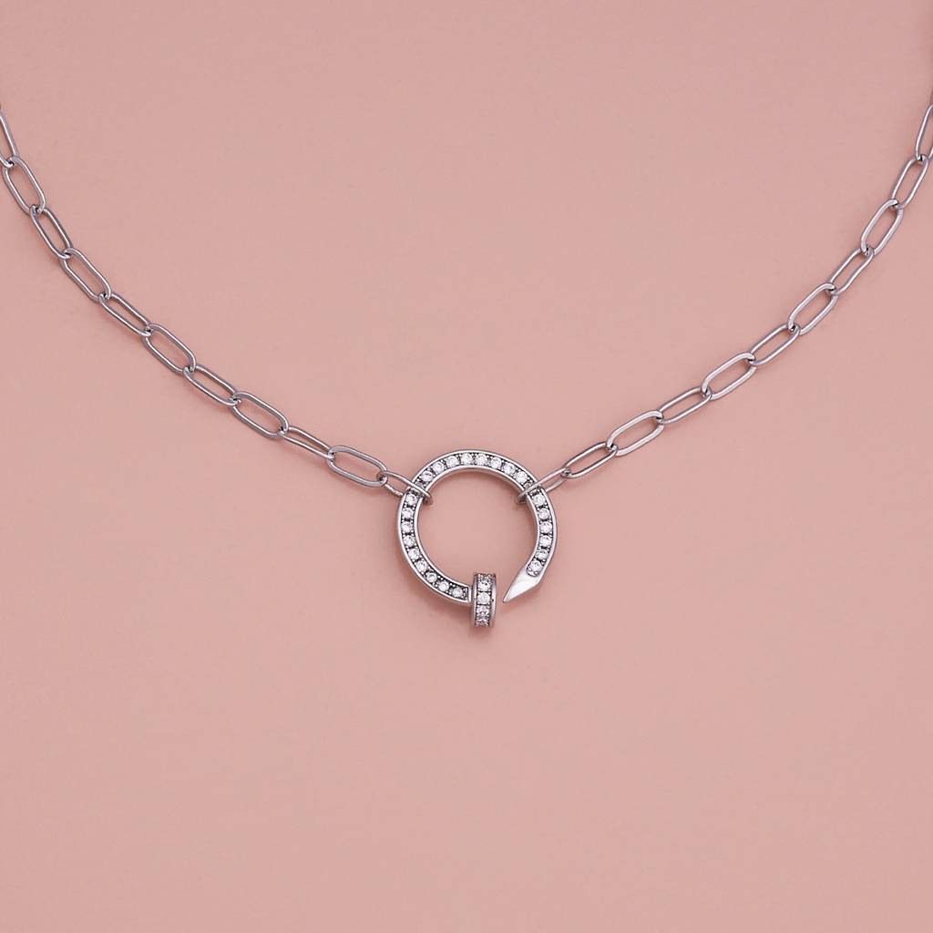 Kushal'S Fashion Jewellery  Plated Party Trendy Zircon Necklace-186786 : 445307