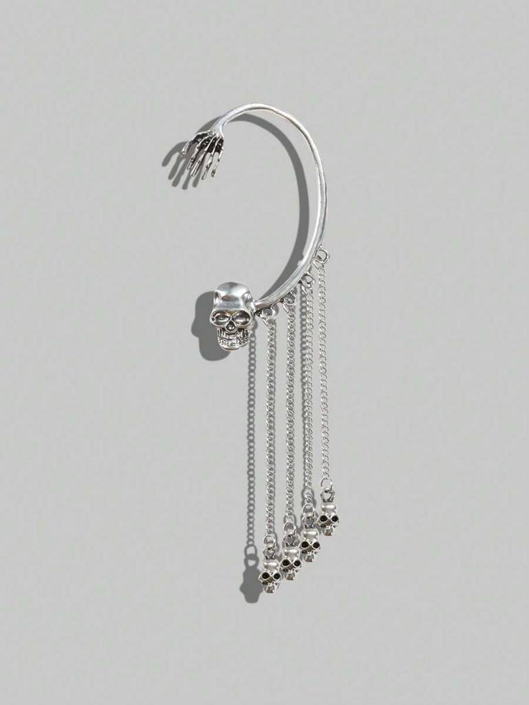 Bone-Chic Skull Cuff (1 Side) : ES14238-S