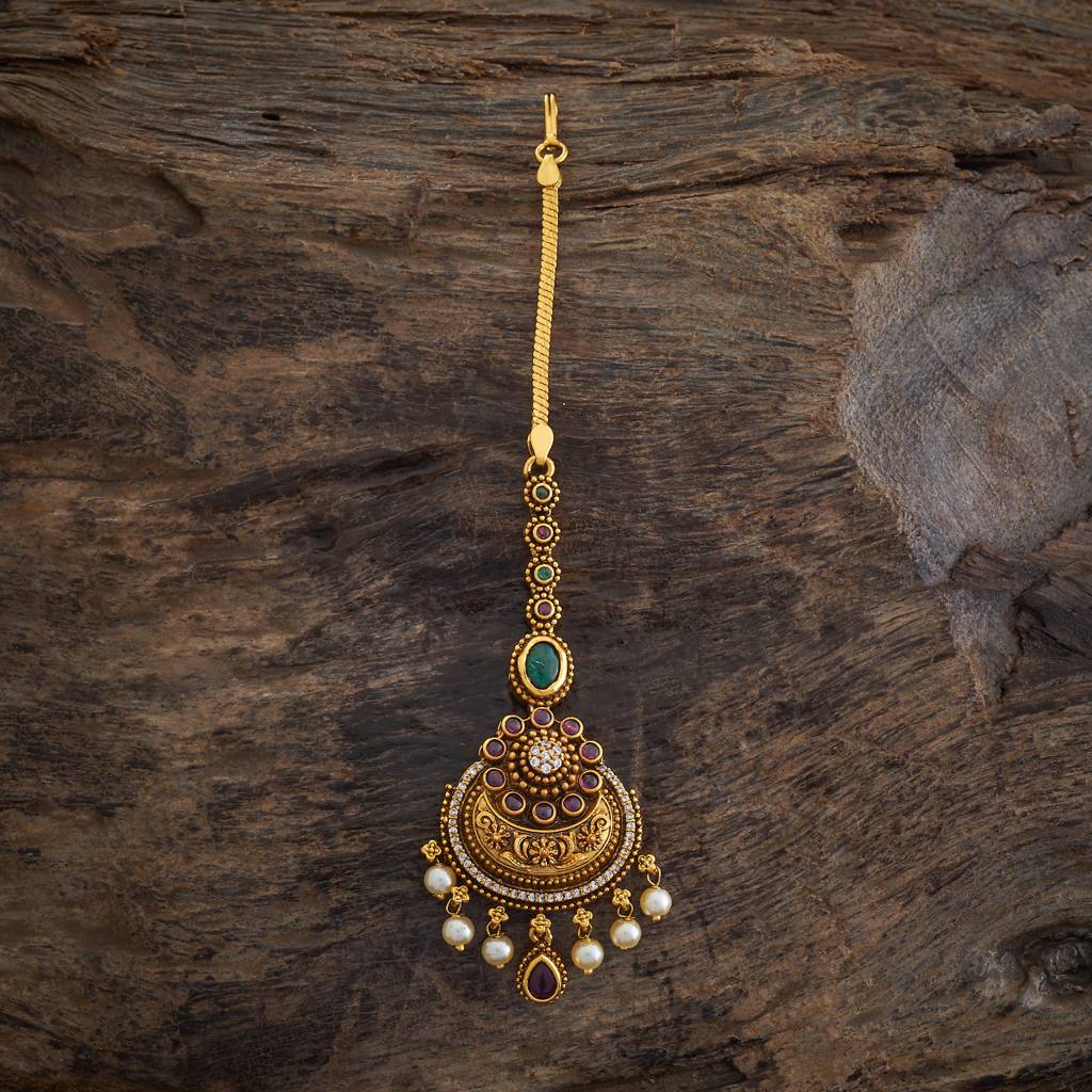 Kushal'S Fashion Jewellery Plated Ethnic Antique Maang Tikka-173514 : 416671