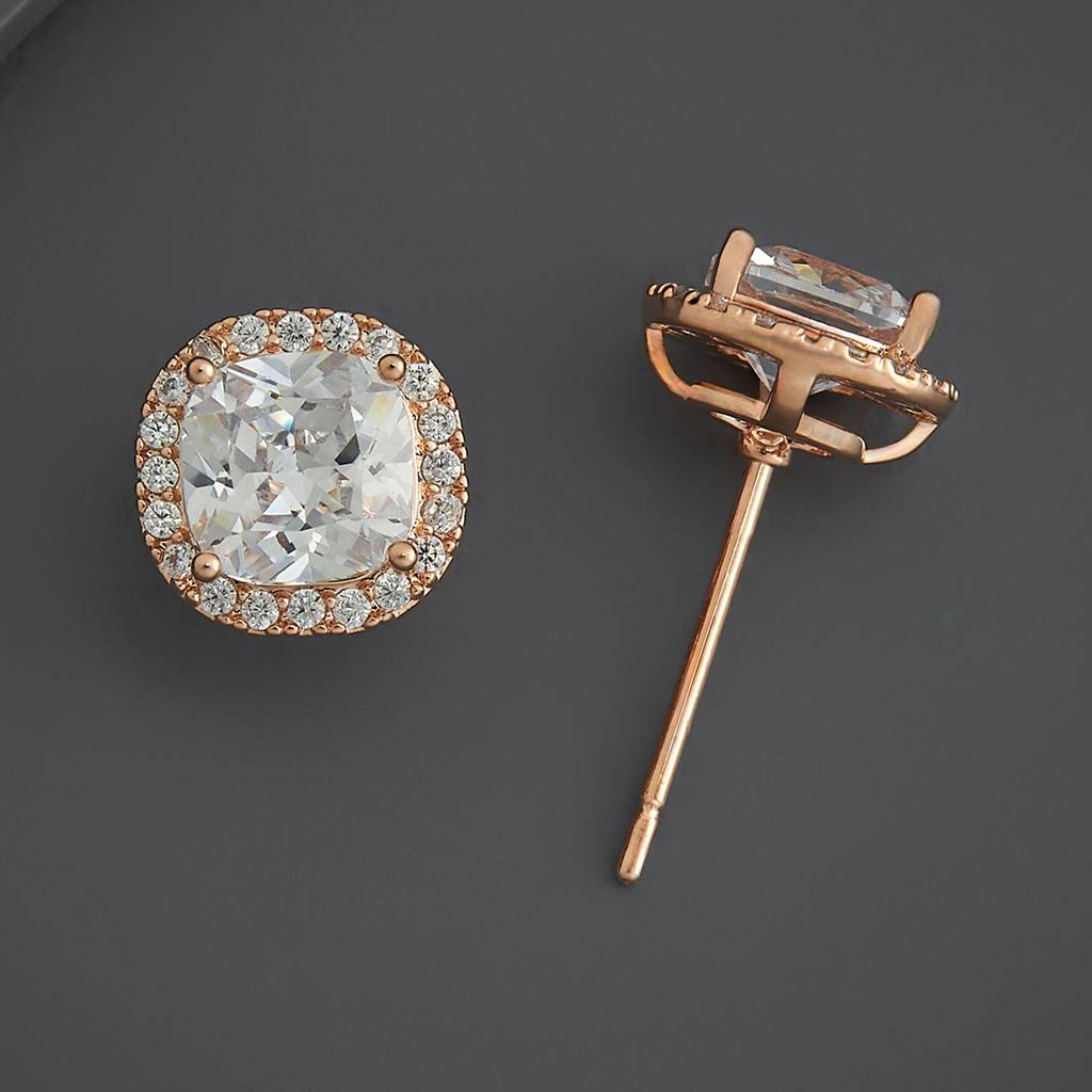 Kushal'S Fashion Jewellery  Plated Party Trendy Zircon Studs-175015 : 446161