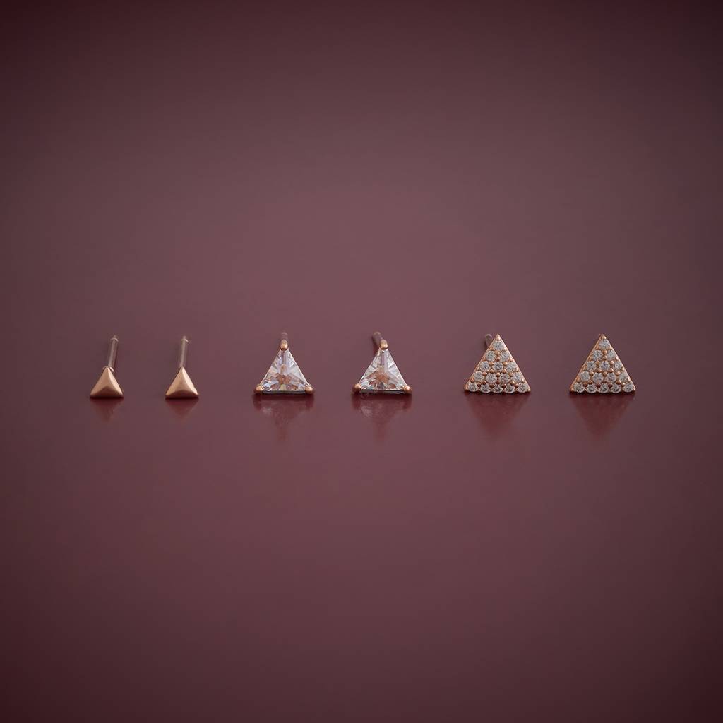 Kushal'S Fashion Jewellery  Plated Party 92.5 Sterling Silver Studs-176564 : 423213
