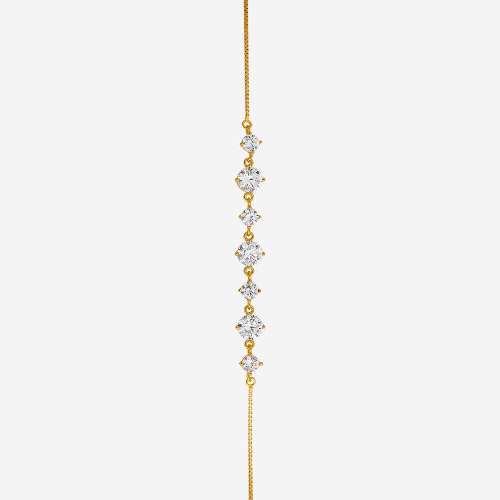 Kushal'S Fashion Jewellery Plated Party 92.5 Sterling Silver Bracelet -191384 : 453510