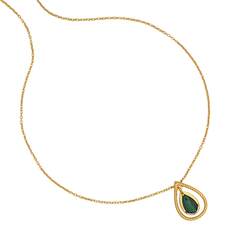 Courage Neckpiece-18In-18K Gold Vermeil Sterling Silver : TSNP-COU-18G-12022