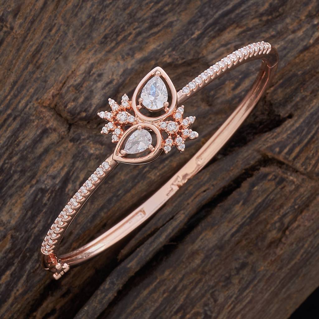 Kushal'S Fashion Jewellery Plated Party Wear Zircon Kada-174002 : 417739