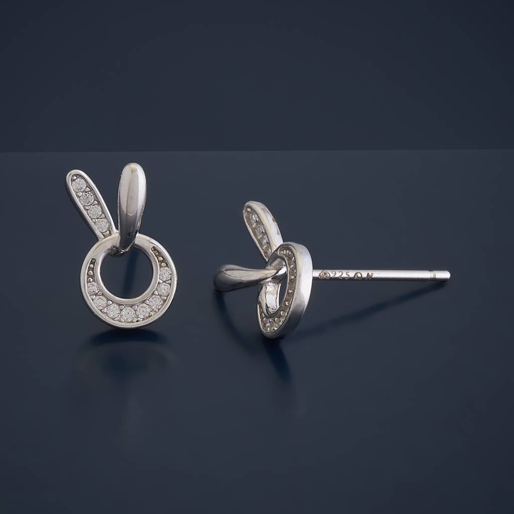 Kushal'S Fashion Jewellery Office Wear Silver Earring-176677 : 423536