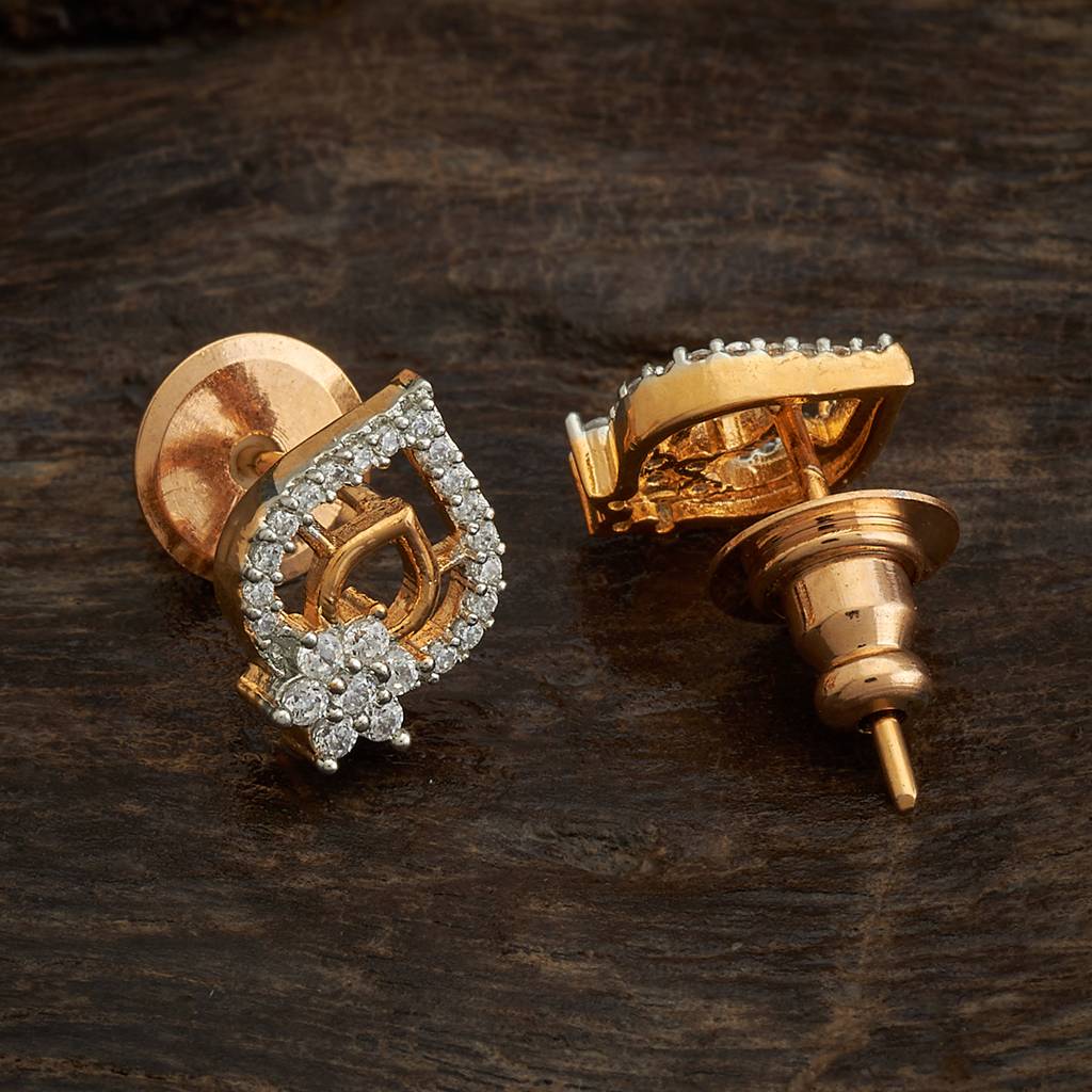 Kushal'S Fashion Jewellery Plated Party Trendy Zircon Studs-170651 : 411086