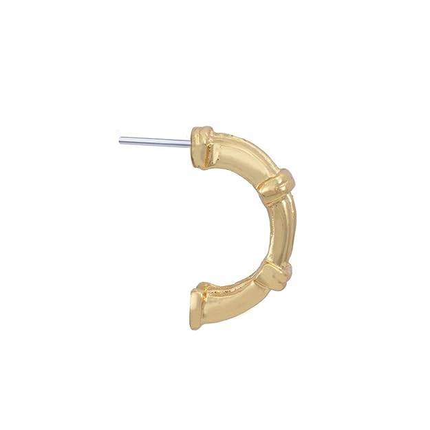 Chic Gold Finish Modern Stud Earrings For Women Girls Work & Daily Use : 5010125-IGER