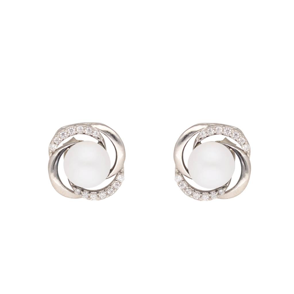 Oni 925 Silver Stud Earrings : JPMAY-22-132