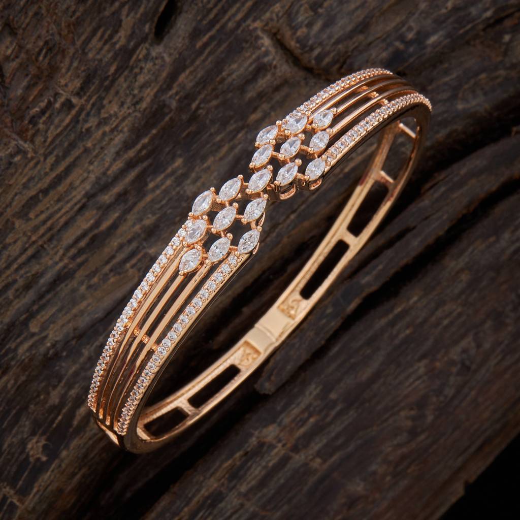 Kushal'S Fashion Jewellery Zircon Kada -154323 : 374472