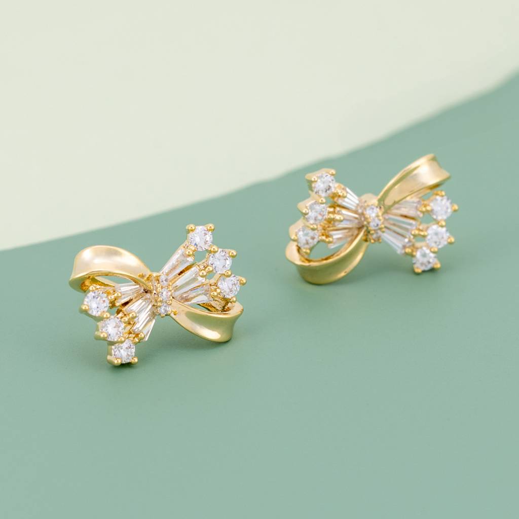Kushal'S Fashion Jewellery Plated Party Trendy Zircon Studs-187426 : 446525