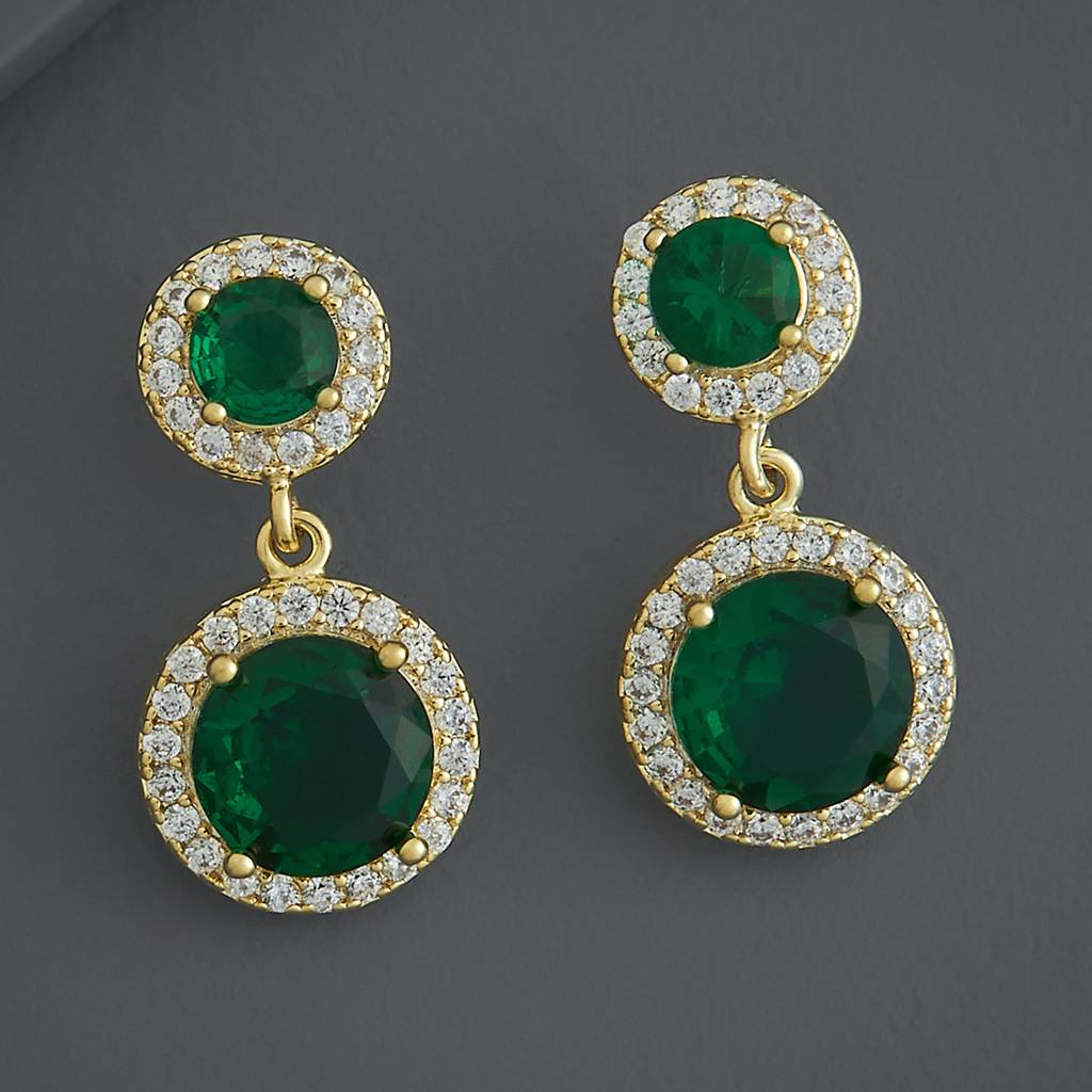 Kushal'S Fashion Jewellery Party Zircon Drop Earrings-185966 : 443513