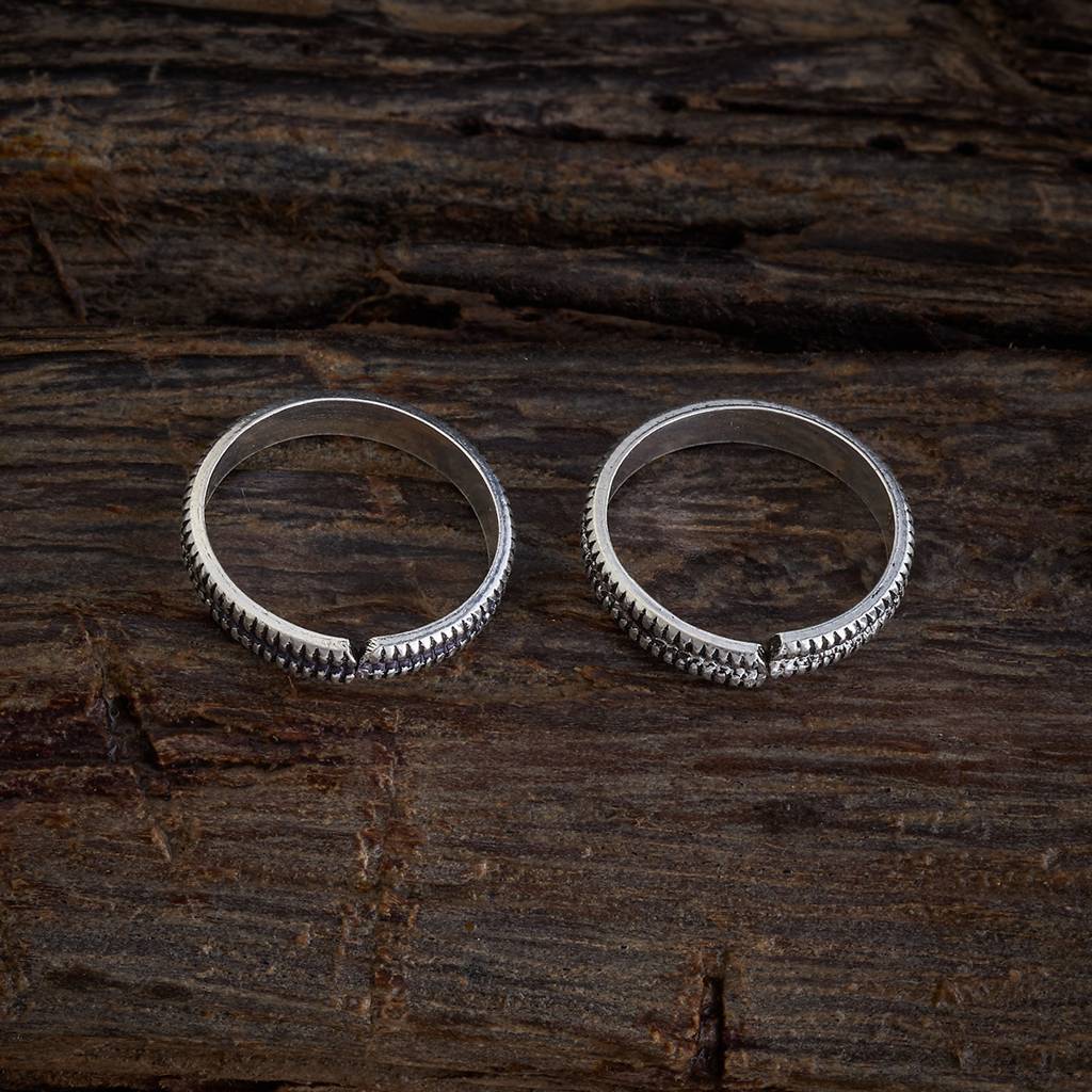 Kushal'S Fashion Jewellery 92.5 Silver Toe Ring -136808 : 400682
