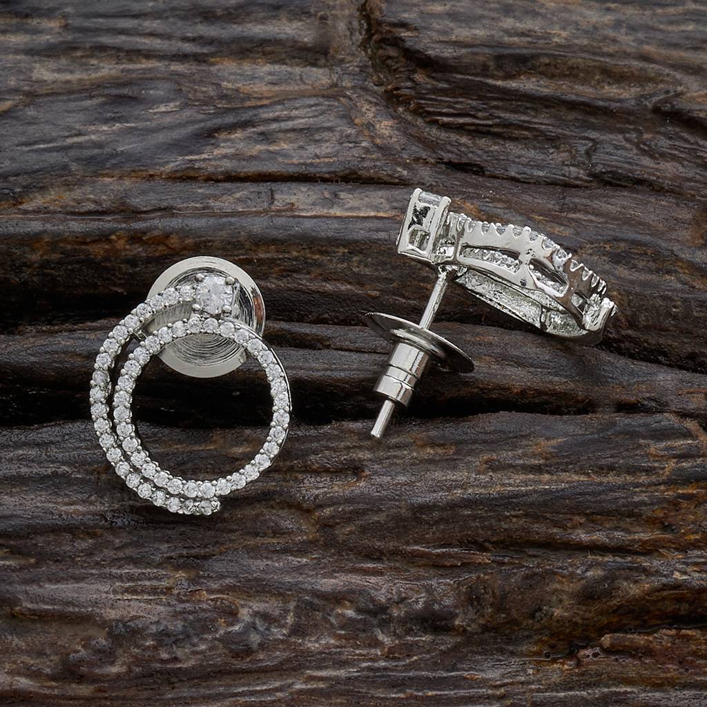 Kushal'S Fashion Jewellery-Plated Party Zircon Studs-160455 : 391347