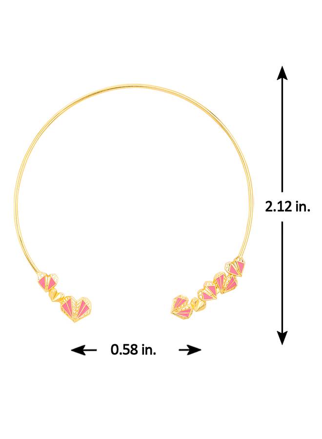 Mi Amore Geometric Motifs Open Style Necklace : 8905124078060