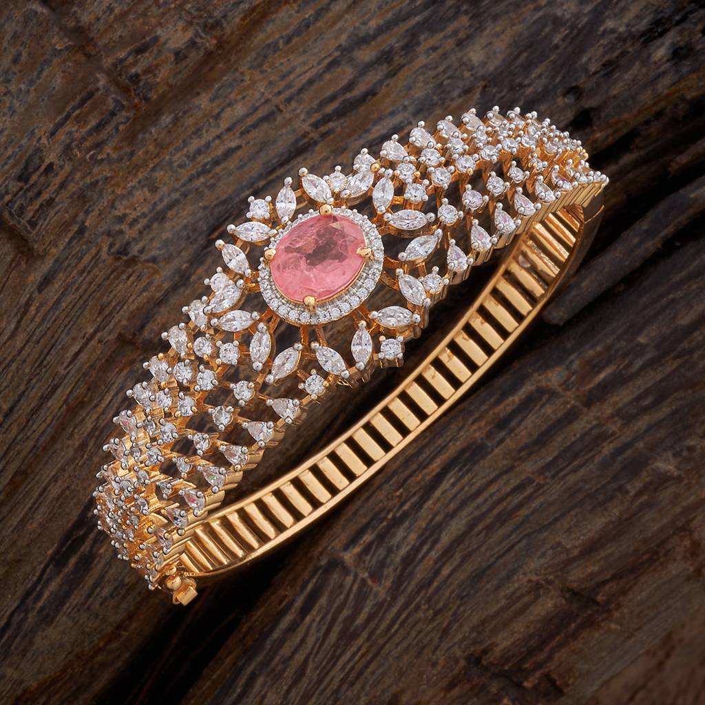 Kushal'S Fashion Jewellery -Plated Party Zircon Kada-178472 : 427448