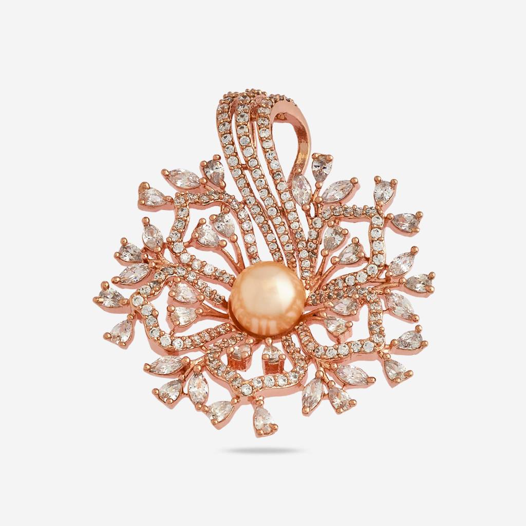 Kushal'S Fashion Jewellery Zircon Pendant Earring -169478 : 407883