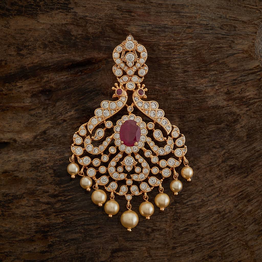 Kushal'S Fashion Jewellery Party Zircon Pendant-173245 : 415873