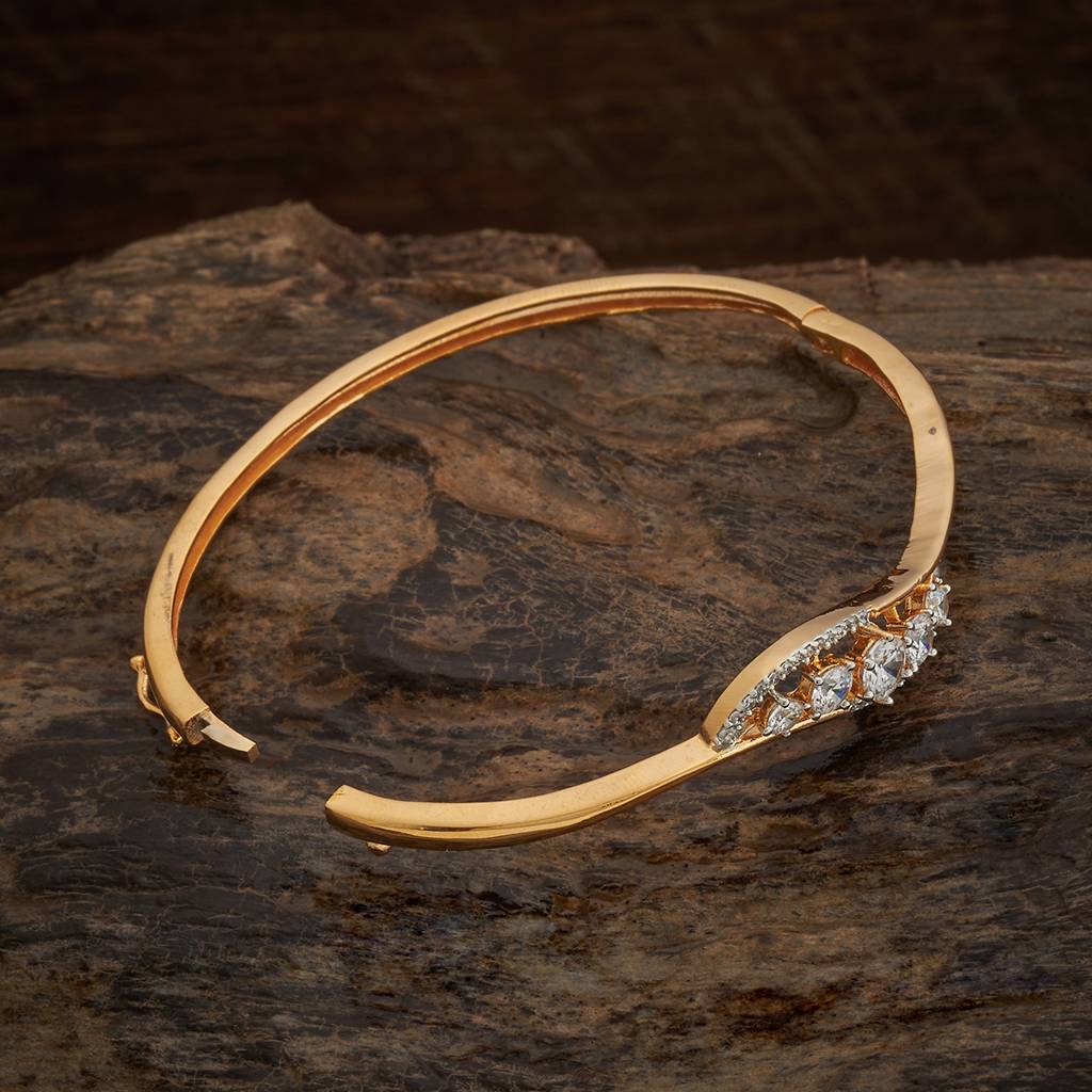 White Gold-Plated Party  Zircon Kada-435092 : 435092