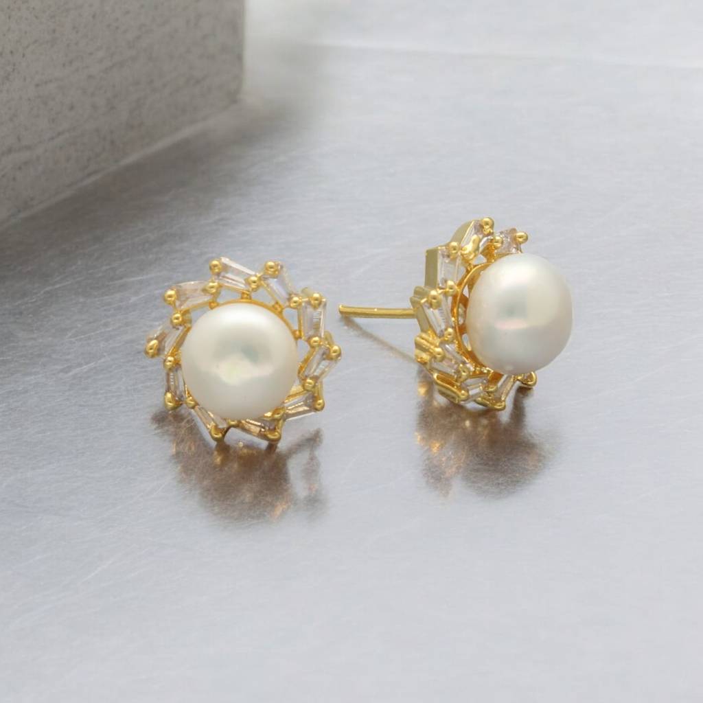 Caralin Pearl Earrings Pack 2 : JPD-24-12