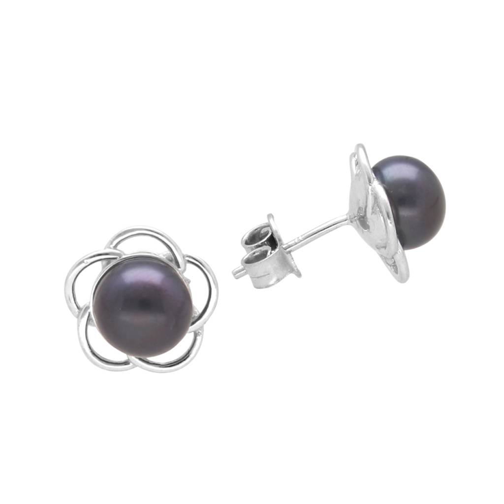 Jeevika 925 Silver Stud Earrings : JPMAY-22-123