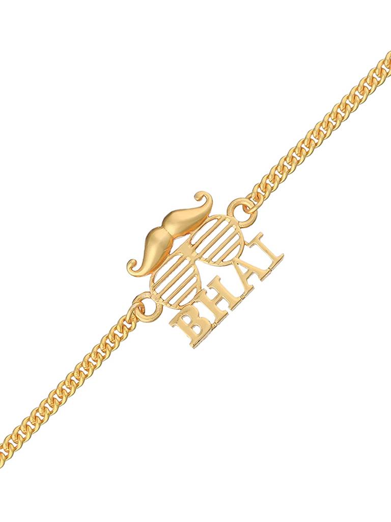 Bhai Bracelet Style Rakhi : 8905124463767