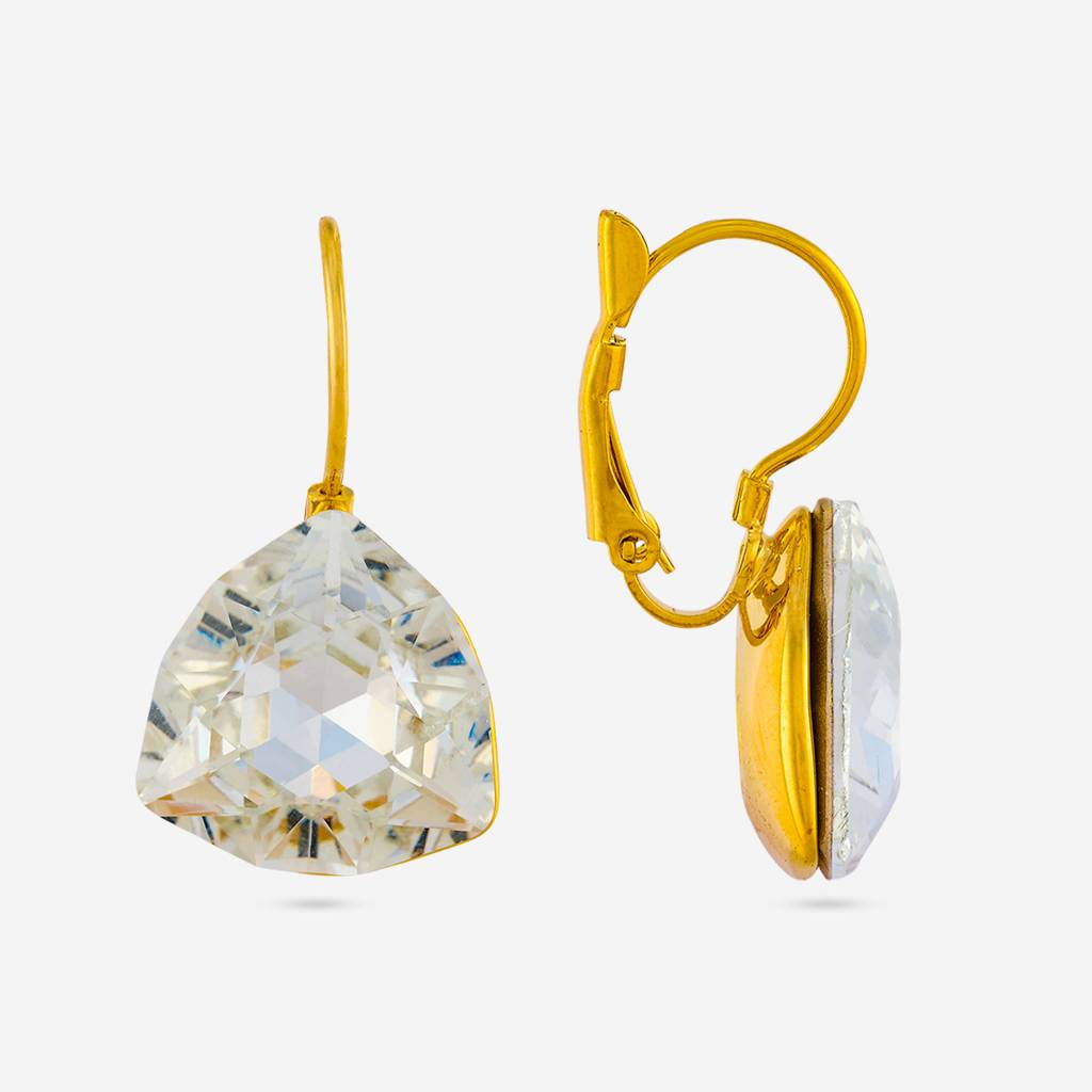 Kushal'S Fashion Jewellery -Plated Party Trendy Zircon Hoop Earrings -192737 : 455655