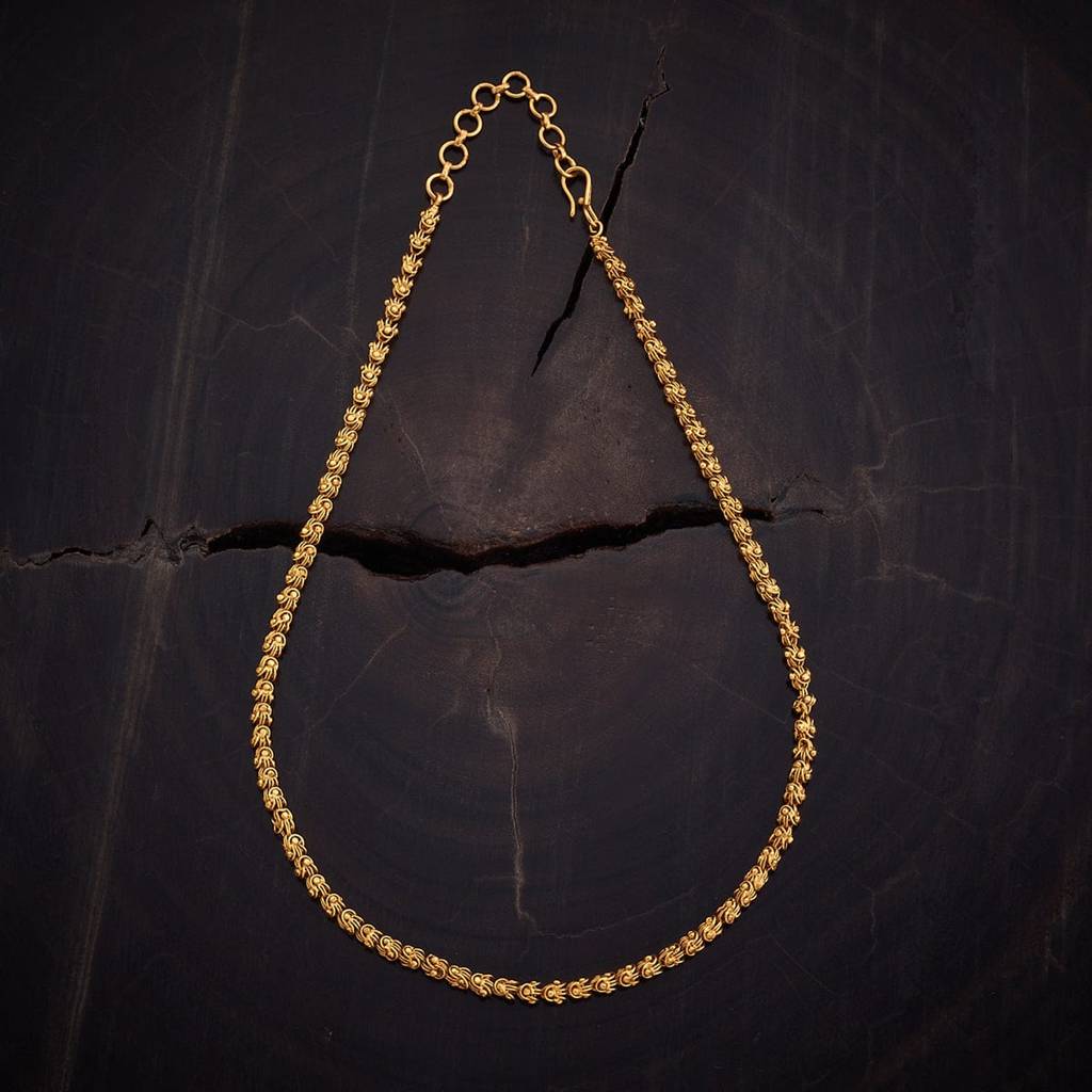 Kushal'S Fashion Jewellery  Gold-Plated Ethnic Antique Chain -394204 : 394204