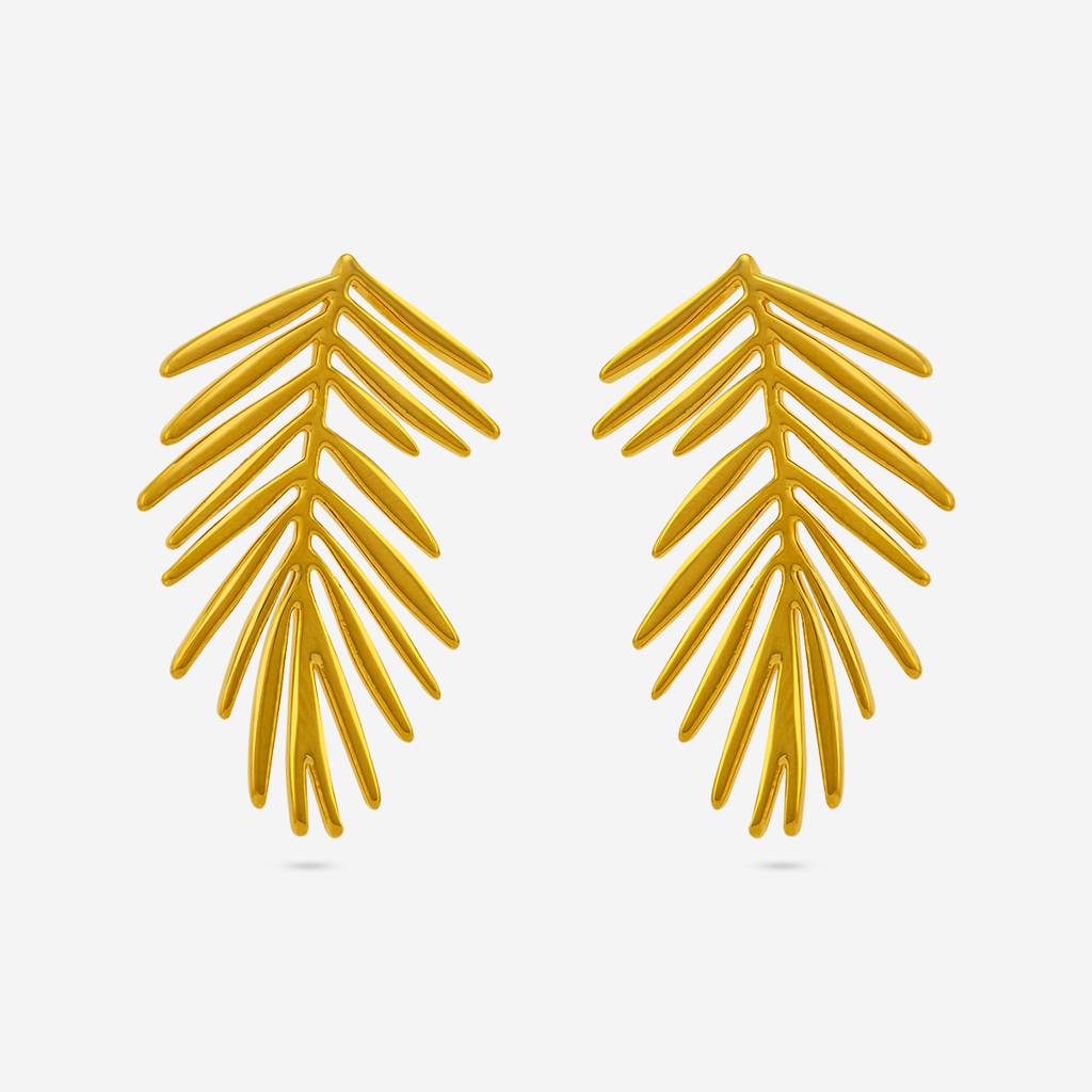 Kushal'S Fashion Jewellery Gold-Plated Party Trendy Zircon Stud Earrings -455499 : 455499